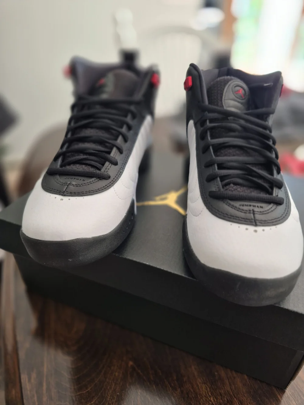 NWT Jordan Jumpman Pro Men's Shoes - Black/University Red/White, Size 10.5